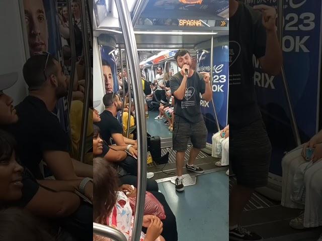 Singing in metro  #shorts #instavideo #youtubelikes