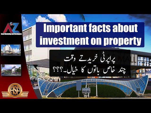 ASF CITY | Important facts about investment on property | Azan Marketing And Developers