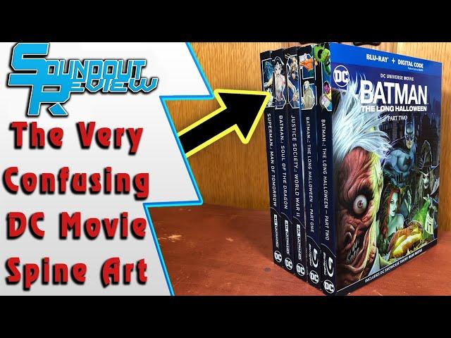 The Very Confusing DC Animated Movie Blu-Ray Spine Art [Soundout12]