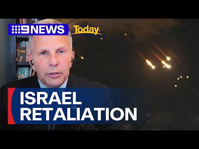 Israel planning 'harsh' response to Iranian missile attack | 9 News Australia