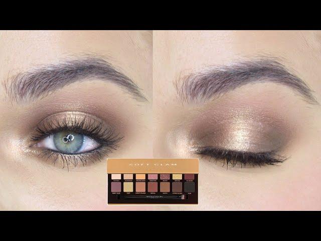 Soft Glam Palette Beginner Halo Eyeshadow Tutorial