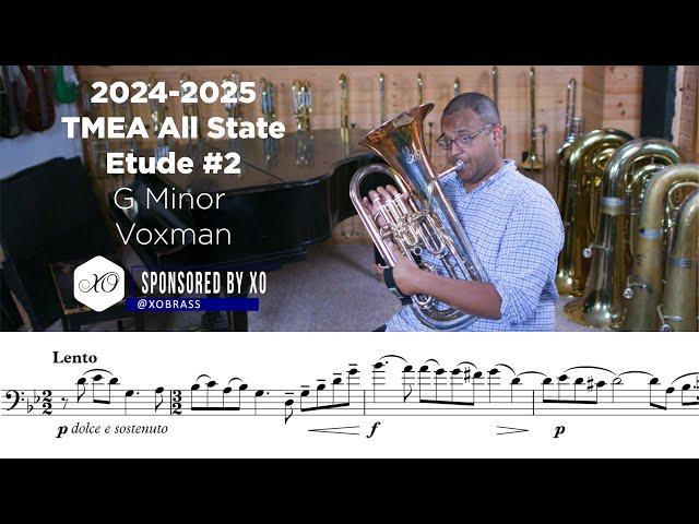 2024-2025 TMEA Euphonium Etude #2 Lento G Minor Page 4 [SPONSORED BY XO]