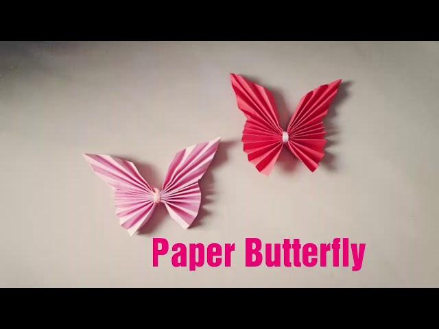 How to make Paper Butterfly/ Origami/ Paper Craft Ideas/ Creative Corner