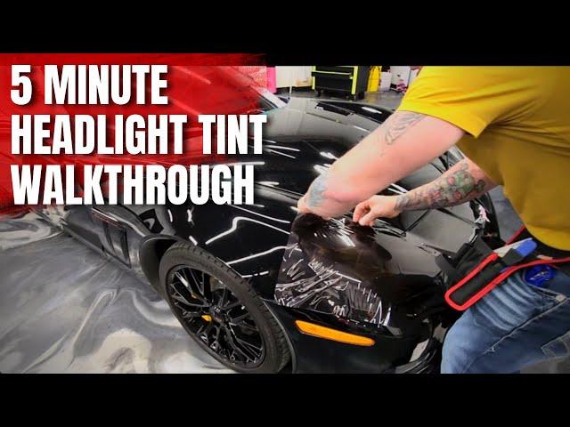 HOW TO DIY Tint Your Headlights in 5 MINUTES!