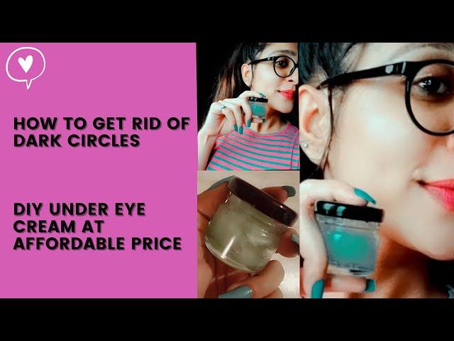 DIY Under Eye Cream at affordable price | How to treat dark circles Sakshi - The Explorer #diyeyegel