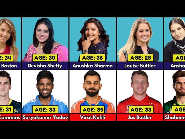 Famous Cricketers & Their Wives: AGE Comparison