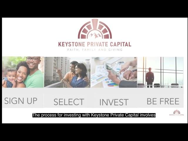 Can you explain the process for investing with Keystone Private Capital? | Commercial Real Estate