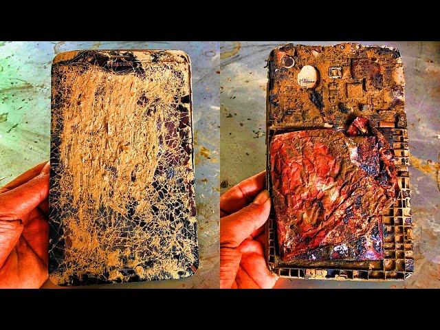 Restoration SAMSUNG tablet destroyed - abandoned | Restore and rebuild destroyed tablet