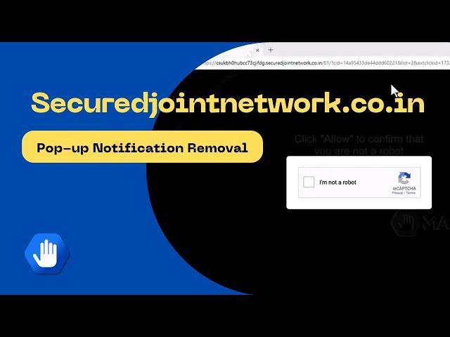 Removing Securedjointmetwork.co.in Notifications