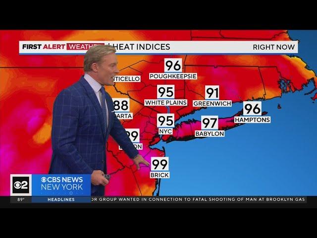 First Alert Weather: 9/5 Tuesday 4 p.m. heat advisory update