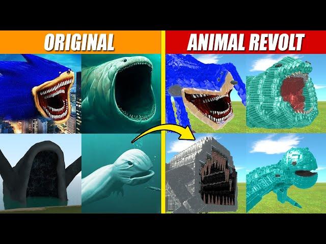 Making All Giant Monsters In Animal Revolt Battle Simulator | SPORE