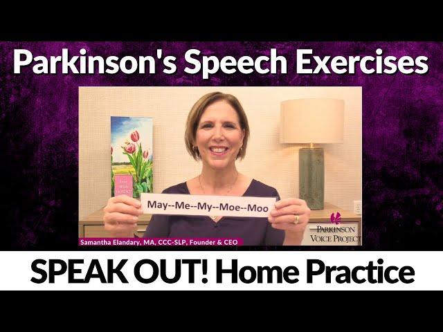 Parkinson's Speech Exercises: Grocery Store