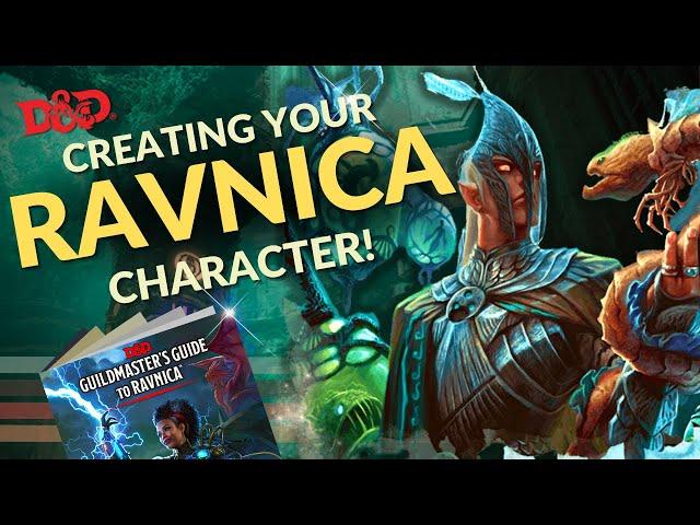 Character Guide for Guildmasters Guide to RAVNICA! | 50 Ideas for a Factioned City-scape!