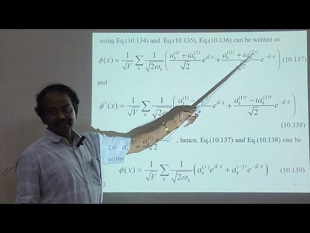 New L.10.6 Second Quantization of Klein Gordon field