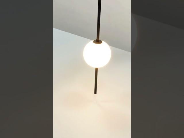 Nordic Black Pendant Light | Postmodern Illumination #pendantlight #black #ledlight #interiordesign