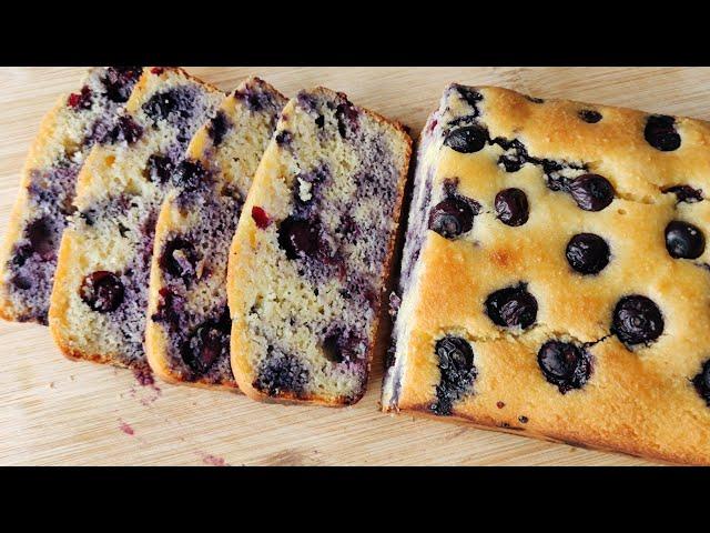 Blueberry Cake with Almond Flour / Gluten Free / Easy and Delicious