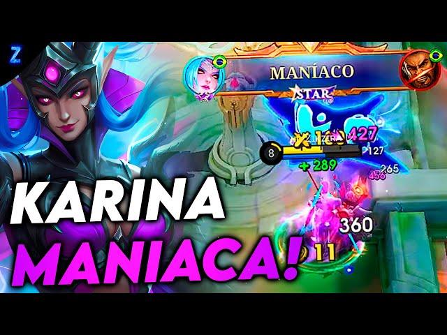 ENTREGAMOS TUDO O QUE A GENTE TINHA - KARINA GAMEPLAY | Mobile Legends