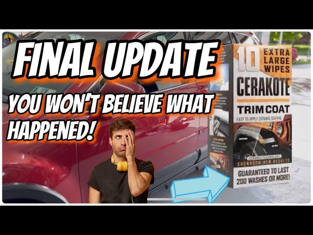 Cerakote Trimcoat On My Subaru Outback- 4 Yrs Later- What Went WRONG!?!