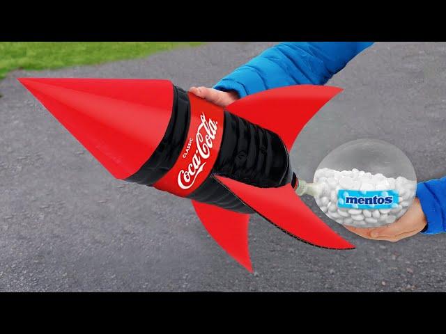 Experiment: Coca-Cola XXL Rocket VS  Mentos