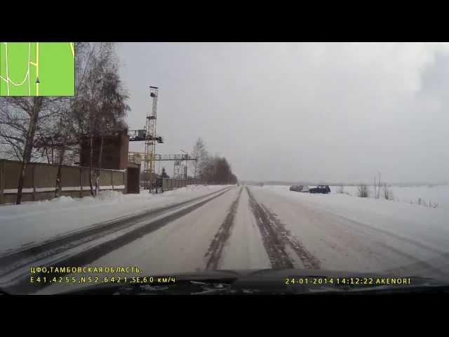 Срыв в занос на прямом участке на полном приводе