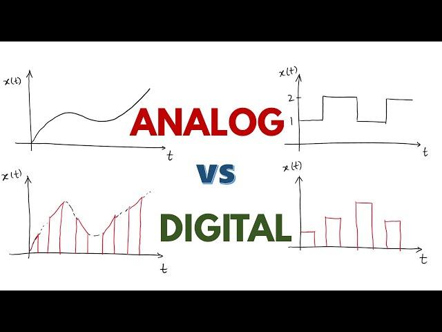 Analog Signal Vs Digital Signal | Digital vs Analog with Examples