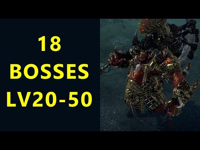 18 BOSSES in Lost Ark - LV20-50