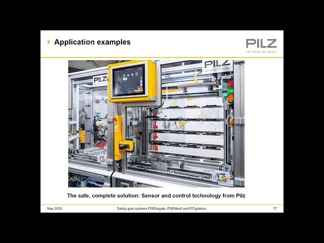 Pilz PITgatebox, PSENsgate, and PSENbolt gate access systems