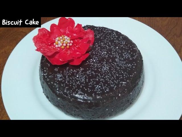 Biscuit Cake | Eggless Biscuit Cake recipe by Indian Yumm | Super Easy Biscuit Cake recipe |