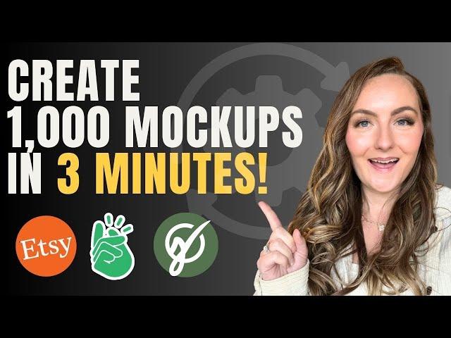 How I Make 1,000 Mockups In 3 Minutes! (NEW Mockup Automation Tool)