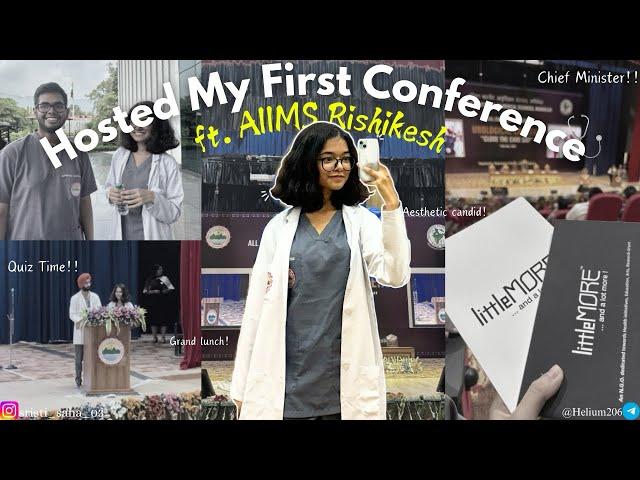Hosted My First Conference In AIIMS Rishikesh|Grand Lunch,fun,friends,Quiz#neet #aiims #doctor #mbbs