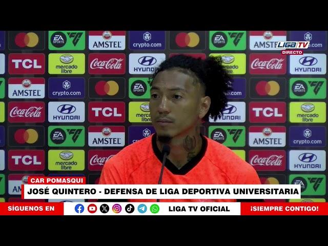  RUEDA DE PRENSA LDU - DT JOSEP ALCÁCER | PREVIO A SU PARTIDO ANTE JUNIOR