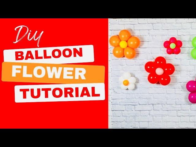 How To:Make Balloon Flowers For Beginners Tutorial #balloon  #diy #howto