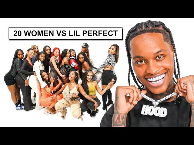 20 WOMEN VS 1 YOUTUBER: LIL PERFECT