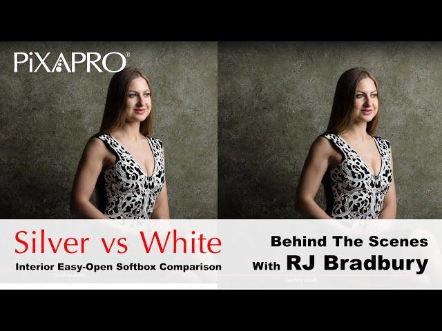 PiXAPRO | Comparing Silver vs White Rice-Bowl Softboxes - with Richard Bradbury