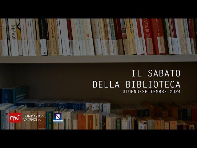 Il Sabato della Biblioteca 2024 - 4° incontro