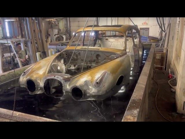 Chemical dipping a Jaguar MK2