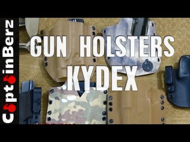 Kydex Gun Holsters (Pistol, Magazine, Flashlight)