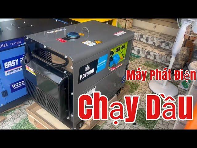 Máy Phát Điện Chạy Dầu 5kw Chính Hãng Kavani Xịn Xò