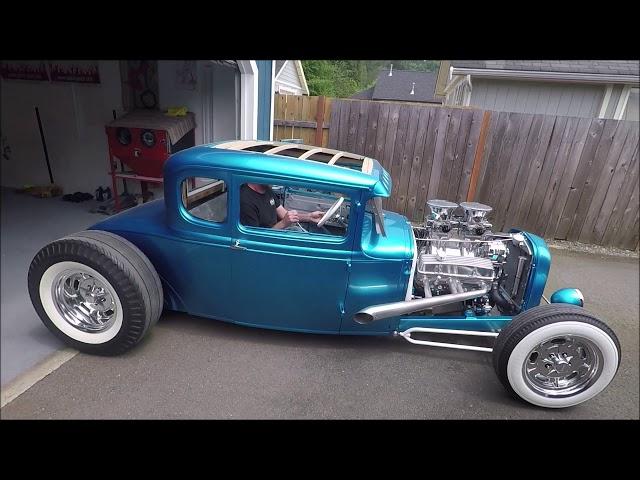 Hot Rod Model A build pics and first drive video