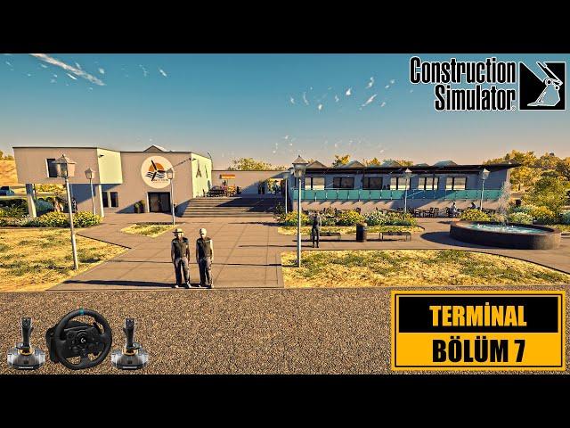 Construction Simulator 2022 Havalimanı Terminal Bölüm 7 - Ekiple Terminal İnşasını Tamamlıyoruz