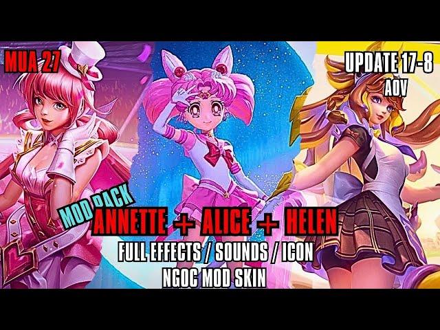 [ Update 17.8 ] Mod Pack 3 Skin Theo Yêu Cầu Full Hiệu Ứng Âm Thanh Chiêu Thức Mới | Ngọc Mod Skin