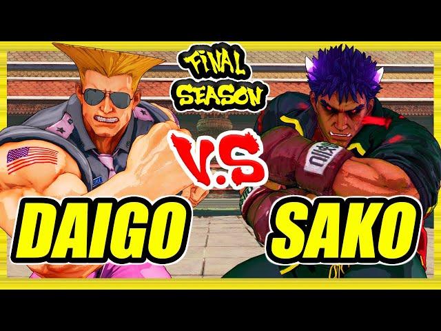 SFV CE  Daigo (Guile) vs Sako (Kage)  Battle Lounge  Street Fighter 5