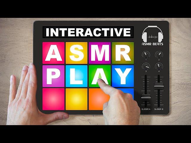 Interactive ASMR video | Play this virtual midi pad controller with your computer keyboard