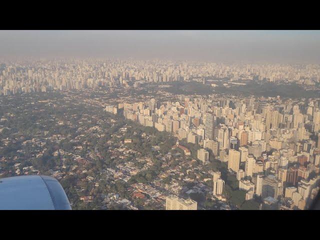 Pouso no Aeroporto de Congonhas (CGH) - Airbus A320 da Latam [4K60]