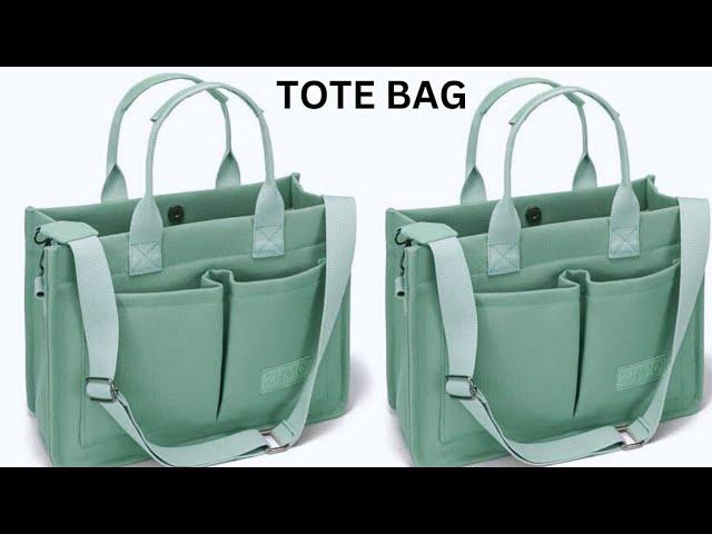 HOW TO MAKE A KOREAN TOTE BAG l TOTE BAG WITH A SHOULDER STRAP SEWING TUTORIAL