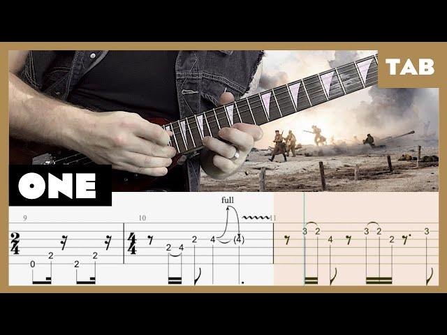 Metallica - One - Guitar Tab | Lesson | Cover | Tutorial