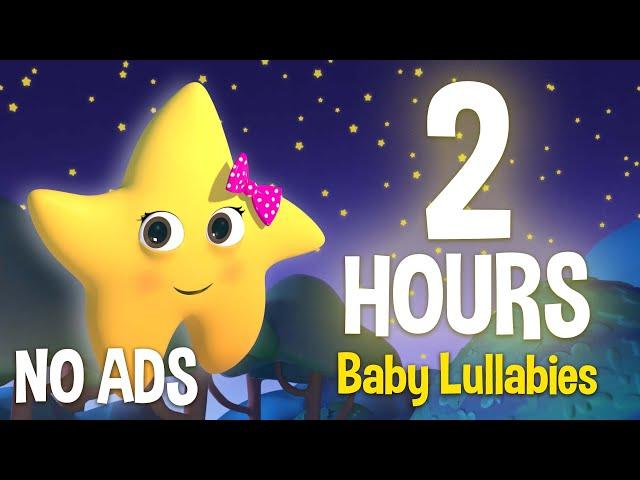 NO ADS | Mindful Stars & Moon | Calming Sensory Animation | Baby Songs 