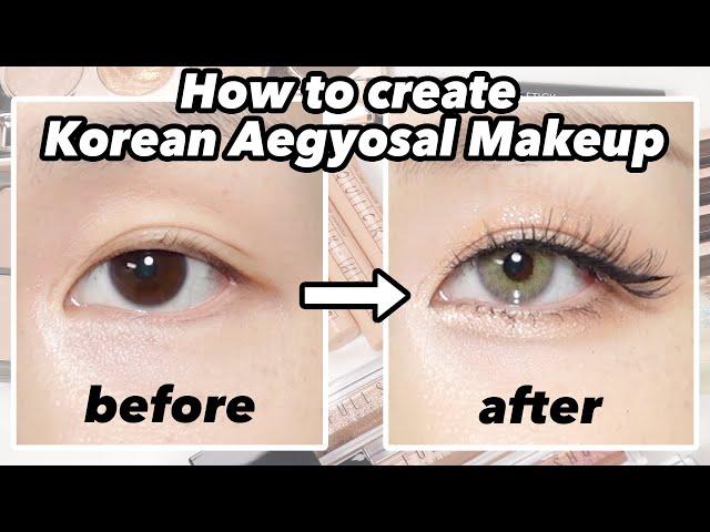 How to create Aegyosal " easy to follow even for begginers " | natural , bright look tips