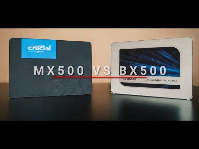 Crucial MX500 SSD vs Crucial BX500 SSD