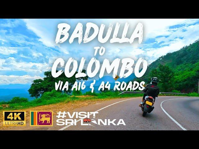 Badulla to Colombo | 6.5-Hour Road Trip via A16 & A4 #visitsrilanka 